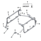 BMW Motorrad Set Completo Portavaligie Alluminio