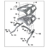 BMW Motorrad Kit Portapacchi Sport