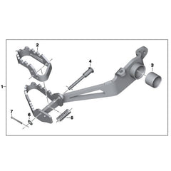 BMW Motorrad GS Pedale Leva Freno