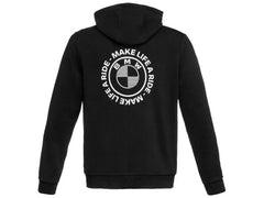 Felpa Con Zip BMW Make Life A Ride Uomo 2024