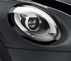 MINI Anello Decorativo Faro Nero - Sinistro Cabrio / Cooper / JCW
