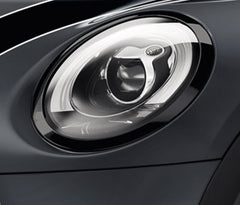 MINI Anello Decorativo Faro Nero - Destro Cabrio / Cooper / JCW