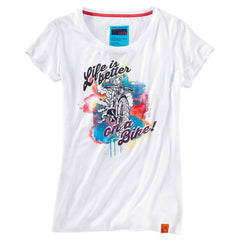 BMW Motorrad T-shirt Roadster Bianca Donna