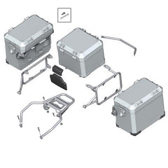 BMW Motorrad Set Completo Alluminio