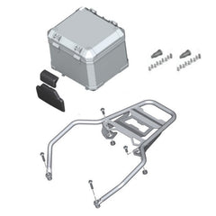 BMW Motorrad Set Topcase Alluminio