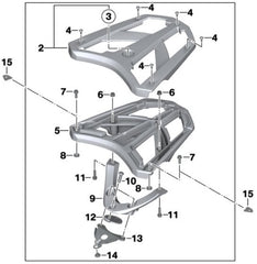 BMW Motorrad Kit Portapacchi GT