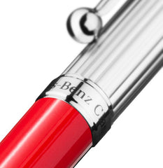Mercedes-Benz Classic Penna Sfera Alluminio - Rossa