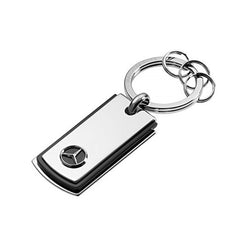 Mercedes-Benz Portachiavi Pelle Logo