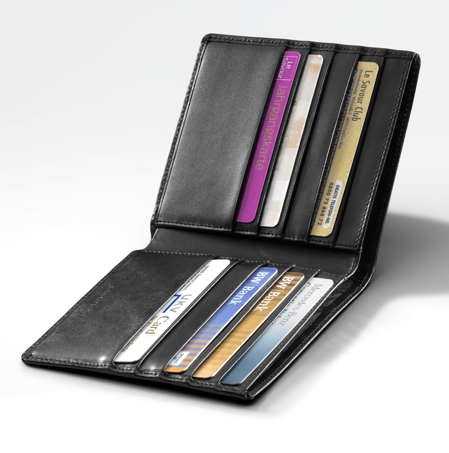 Mercedes-Benz Portacarte Business Nero Pelle –