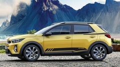 Adesivi per carrozzeria, lama dinamica, nero lucido