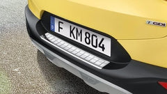 Protezione paraurti posteriore, ottica cromata