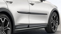 Modanature per porte laterali, set di 4 nere, verniciabili