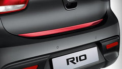 Linee di rivestimento del portellone, rosse