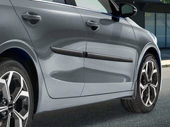 Modanature per porte laterali, set di 4 nere, verniciabili